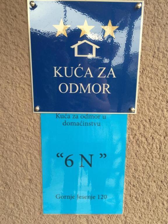 Kuca Za Odmor 6N Villa Gornje Jesenje Buitenkant foto